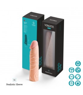 REALISTISCHE PENISHÜLLE S1 FLEISCH 16'5 CM