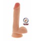 PENE REALÍSTICO C/ TESTÍCULOS DOBLE DENSIDAD 17 CM