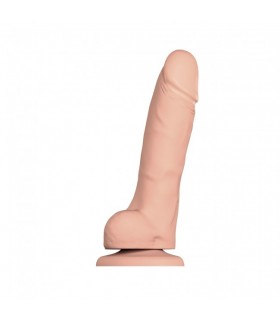 PENE REALÍSTICO SILICONA SUAVE VAINILLA L