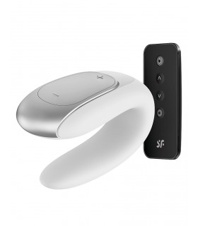 SATISFYER DOUBLE FUN C/ MANDO Y APP BLANCO