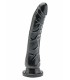 SCHWARZER REALISTISCHER PENIS MIT SAUGNAPF 20"5 CM