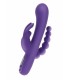 VIBRADOR TRIPLE PLACER USB SILICONA