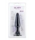 LARGE BLACK GLAMY SILICONE PLUG