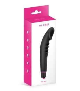 WEE WEE BLACK SILICONE VIBRATOR