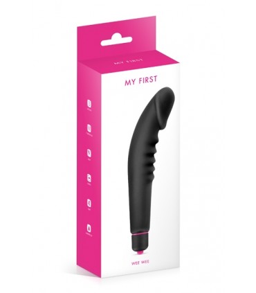 WEE WEE BLACK SILICONE VIBRATOR