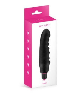 BLACK CHUBBIE SILICONE VIBRATOR