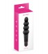 BLACK BOOM STICK SILICONE VIBRATOR