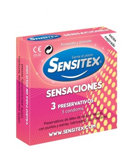 SENSITEX SENSACIONES VEGANO EXPOSITOR 48X3 UDS.