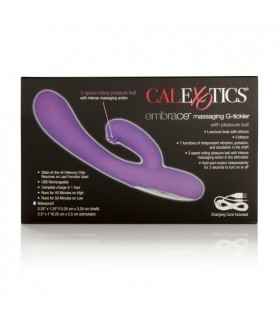 EMBRACE MASSAGING G-TICKLER USB VIBRATOR PURPLE