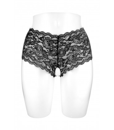 JULIA OFFENE SCHWARZE SHORTS EINE GRÖSSE