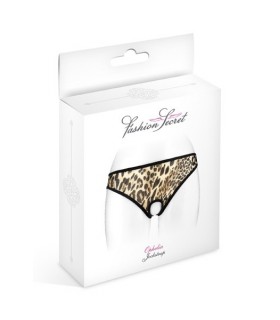 OPHELIA OPEN LEOPARD SHORTS ONE SIZE