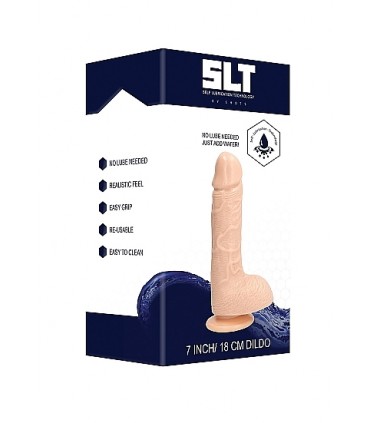 SELBSTSCHMIERENDER REALISTISCHER DILDO 21"7 CM