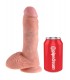 8" COCK WITH BALLS  LIGHT