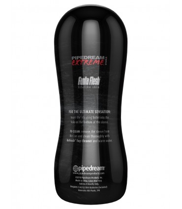 VIBRATING ANAL STROKER  LIGHT/BLACK