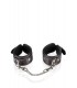 PREMIUM ADJUSTABLE HANDCUFFS BLACK/RED