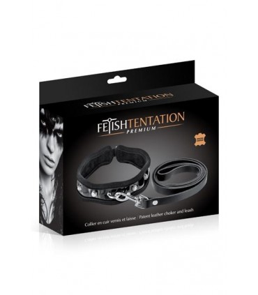 COLLETTO NERO PREMIUM CON CINTURINO