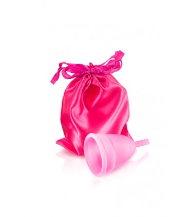 COPPA MESTRUALE IN SILICONE ROSA TAGLIA S