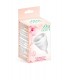 COPA MENSTRUAL SILICONA BLANCA TALLA L