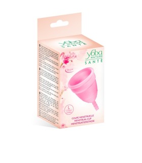 COPA MENSTRUAL SILICONA ROSA TALLA L