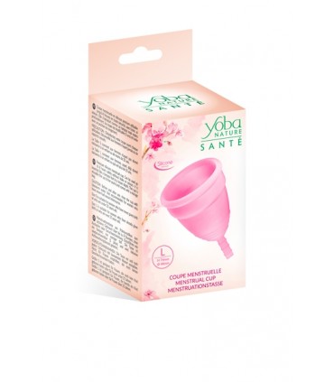 ROSA SILIKON-MENSTRUALSCUP GRÖSSE L