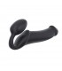 HARNESS DILDO STRAP-ON FLEXIBLES WEICHES SILIKON SCHWARZ XL