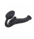 HARNESS DILDO STRAP-ON FLEXIBLE SOFT SILICONE BLACK M