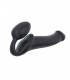 HARNESS DILDO STRAP-ON FLEXIBLE SOFT SILICONE BLACK L