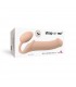 HARNAIS DILDO STRAP-ON FLEXIBLE SILICONE SOUPLE NUDE XL