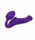 HARNAIS DILDO STRAP-ON FLEXIBLE SILICONE SOUPLE VIOLET L