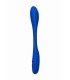 VIBRADOR RECARGABLE ULTRAFLEXIBLE DOUBLE ENDED AZUL