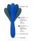 VIBRADOR RECARGABLE ULTRAFLEXIBLE DOUBLE ENDED AZUL