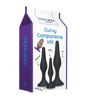 ANAL KIT X 3 SILICONE CURVY COMPANIONS