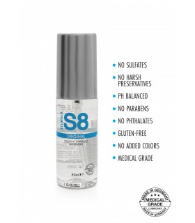 S8 LUBRICANTE BASE AGUA 50 ML