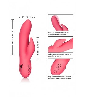 VIBRADOR RECARGABLE SAN FRANCISCO SWEETHEART ROSA