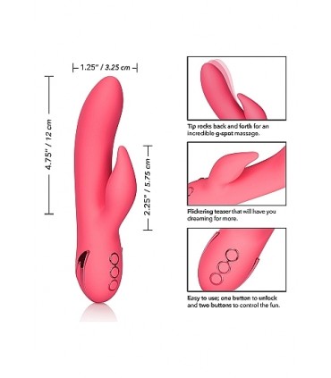 VIBRADOR RECARGABLE SAN FRANCISCO SWEETHEART ROSA