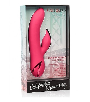 VIBRADOR RECARGABLE SAN FRANCISCO SWEETHEART ROSA