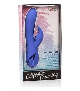 VIBRADOR RECARGABLE BEVERLY HILLS BUNNY AZUL