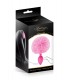 PLUG SILICONE POMPON ROSE