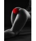 TAPPO IN SILICONE CON POMPOM ROSSO