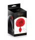 TAPPO IN SILICONE CON POMPOM ROSSO