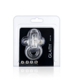 TRANSPARENT GLAMY RING VIBRATING RING