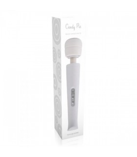 RECHARGEABLE WHITE CANDY FOOT MASSAGER WAND