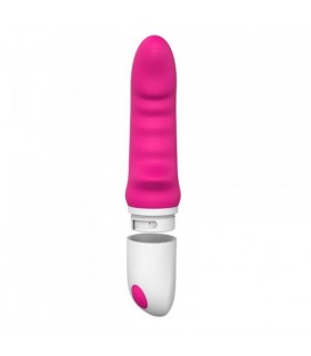 ELYS RHINHORN SILICONE VIBRATOR 9 INTENSITIES PINK