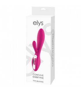 PINK ELYS CONCAVE RECHARGEABLE SILICONE VIBRATOR