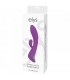 VIBRATEUR RECHARGEABLE EN SILICONE VIOLET ELYS CHARM MOVE