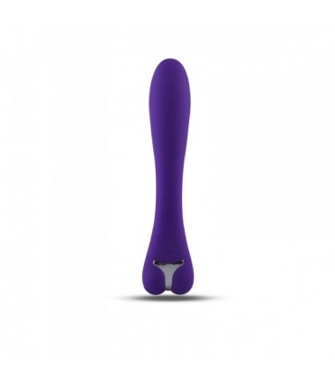 VIBRATORE IN SILICONE CONIGLIO VIOLA RICARICABILE
