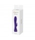 VIBRATORE IN SILICONE CONIGLIO VIOLA RICARICABILE