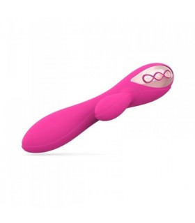 VIBRATEUR SILICONE BALEINE RECHARGEABLE ROSE