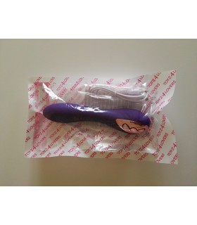 PURPLE RECHARGEABLE G-SPOT WHALE SILICONE VIBRATOR