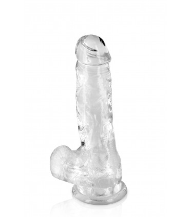 DILDO JELLY M KLAR 17"5 CM